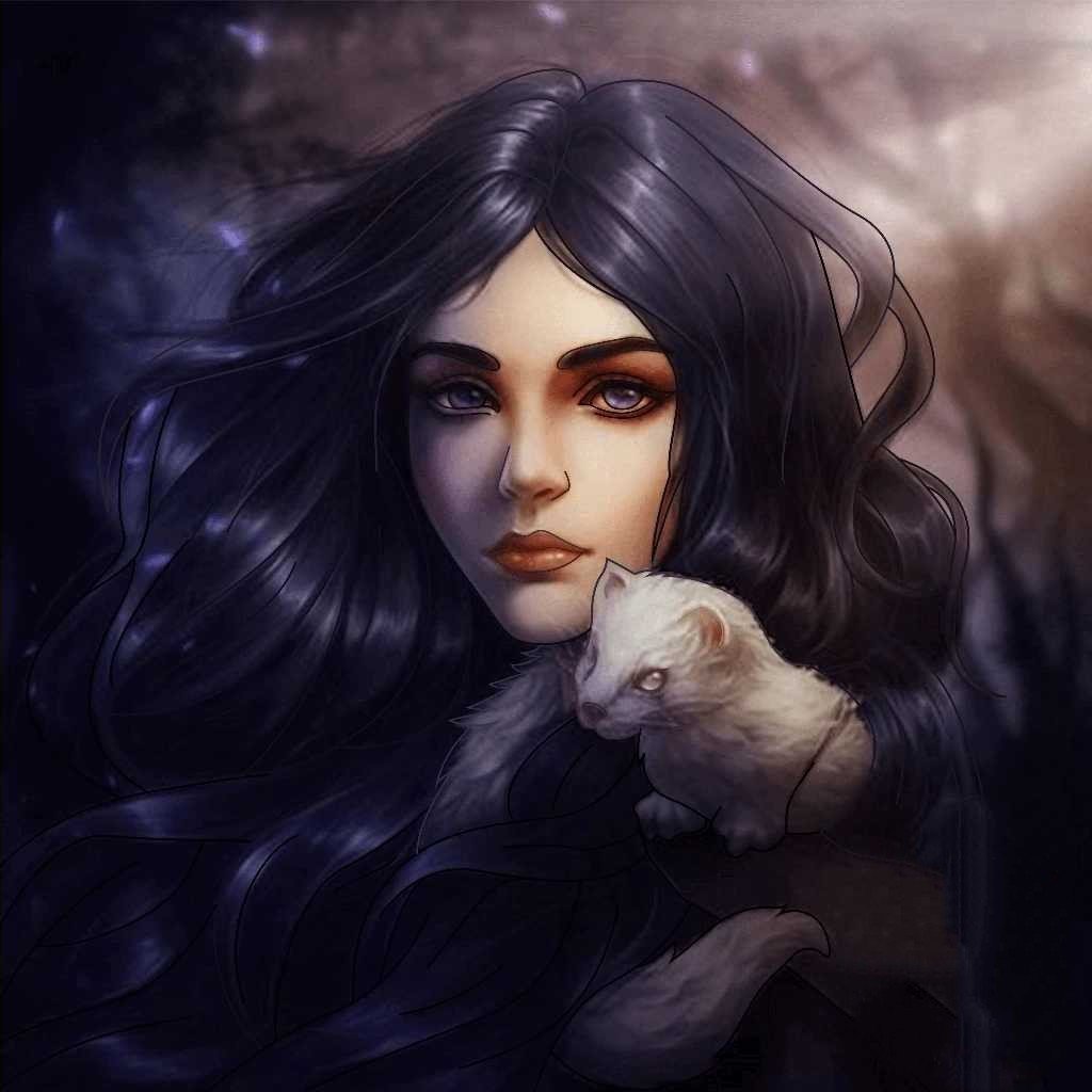 Черноволосая девочка