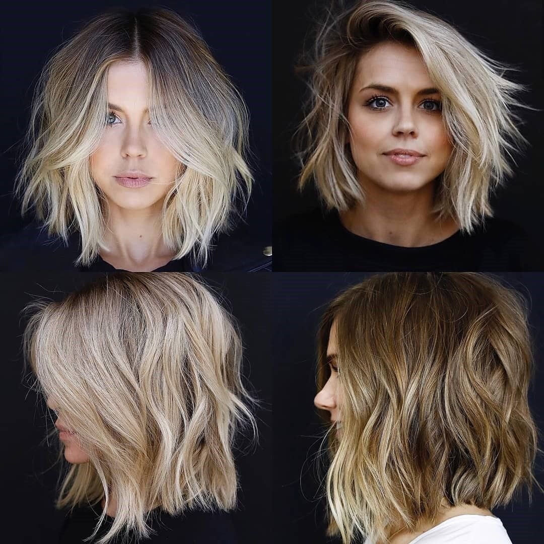 Стрижки на волосы до плеч