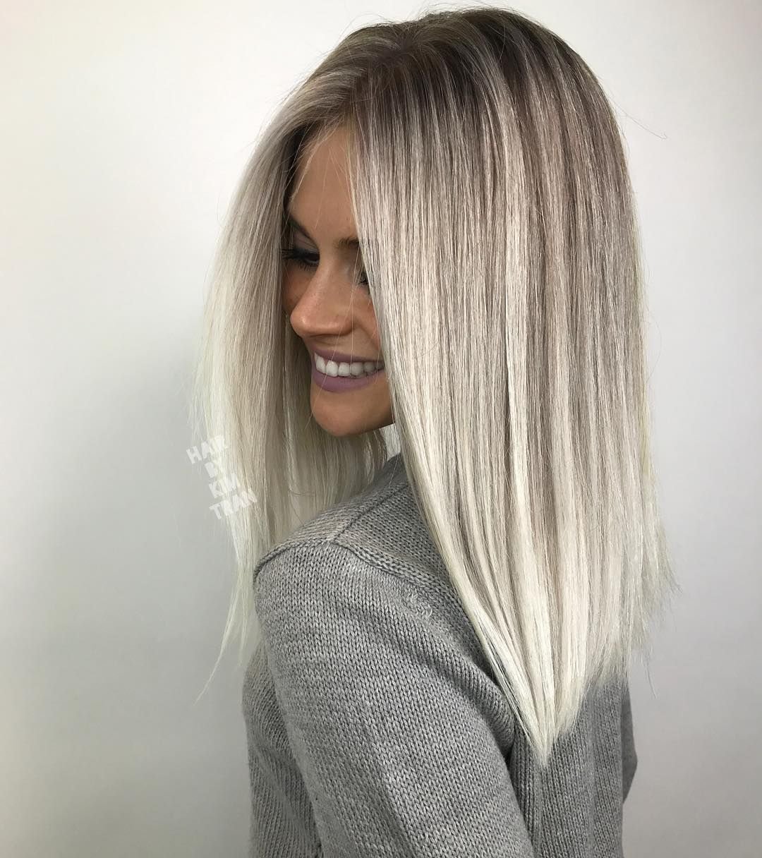 Лонг Боб пепельный