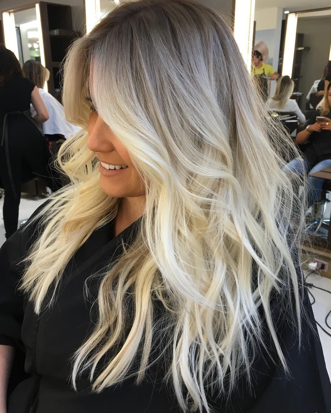 Омбре на светлые волосы