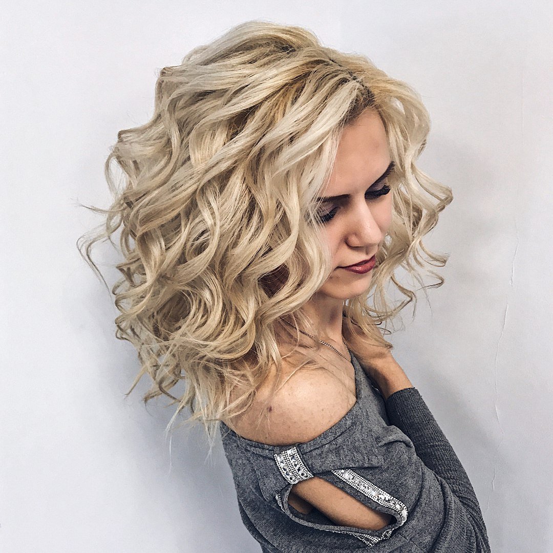 Укладка кудри на длинные волосы