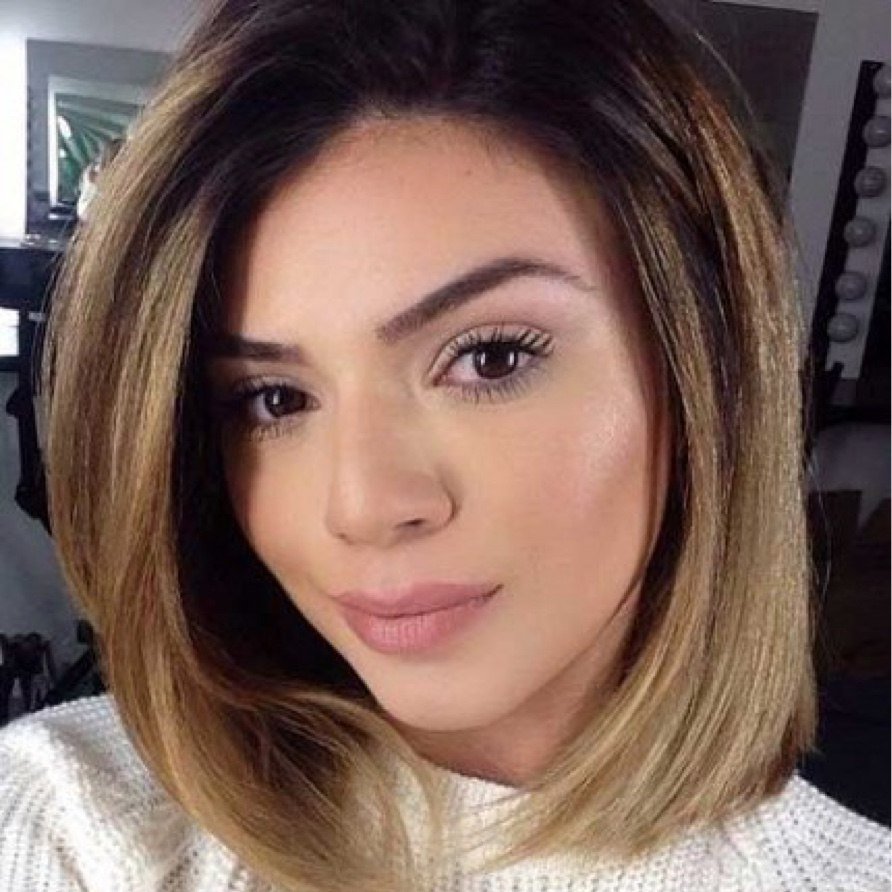 Омбре на короткие кудрявые волосы