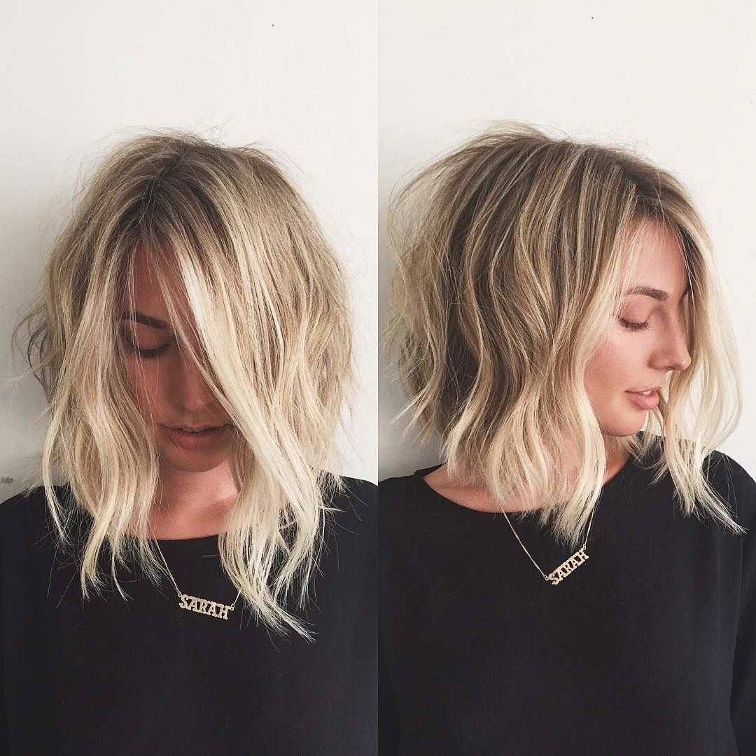 Осветление передних прядей каре