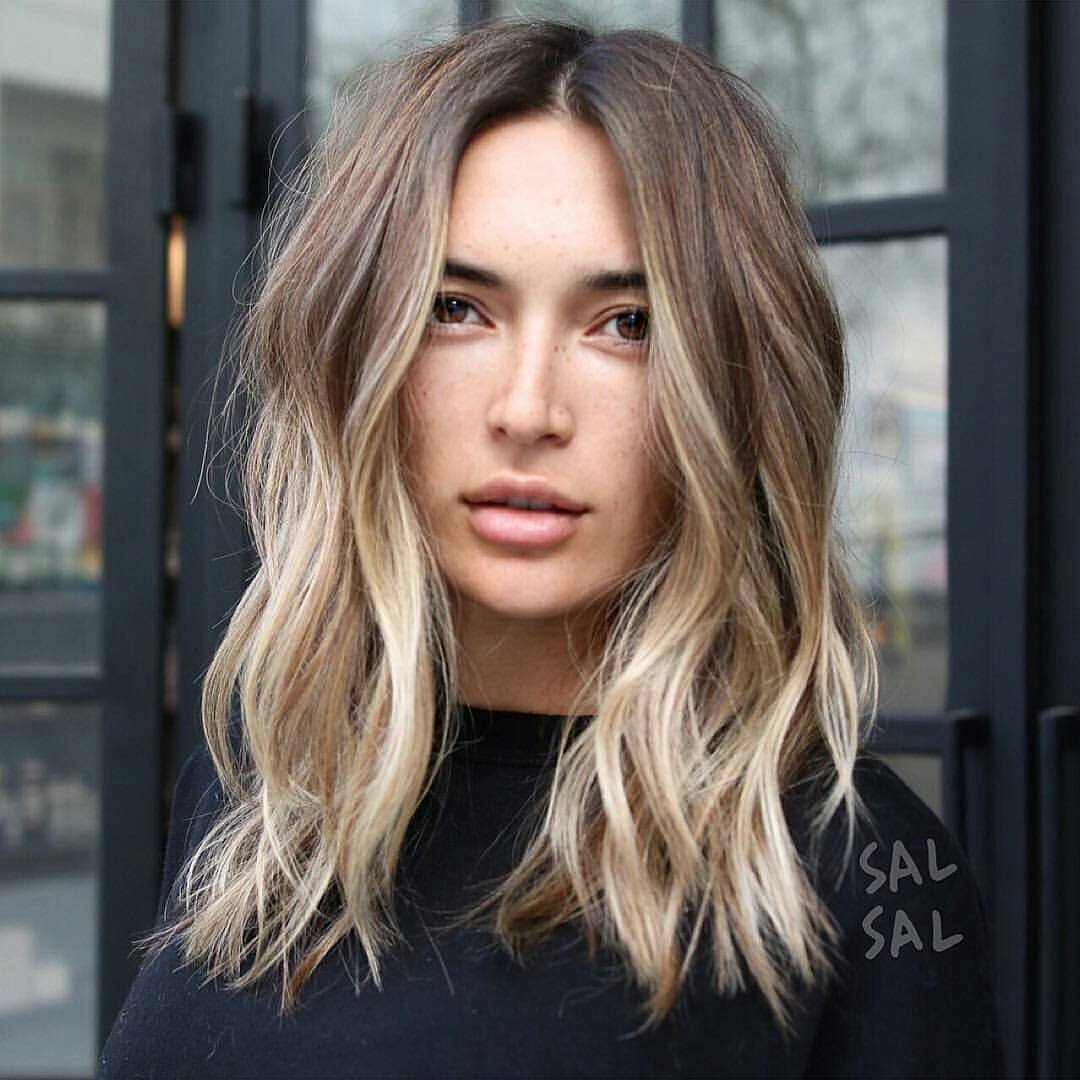 Шатуш балаяж на русые каре