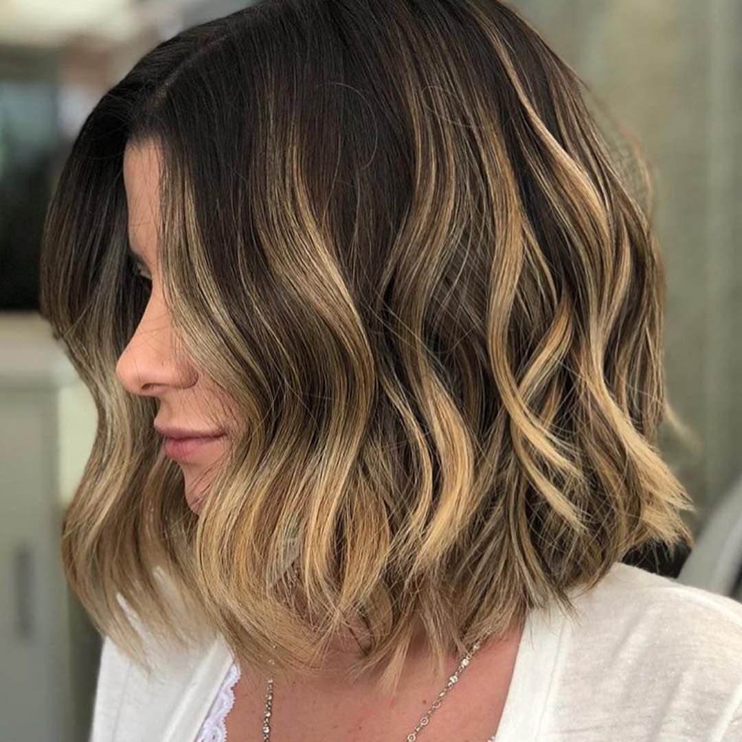 Мелирование балаяж каре