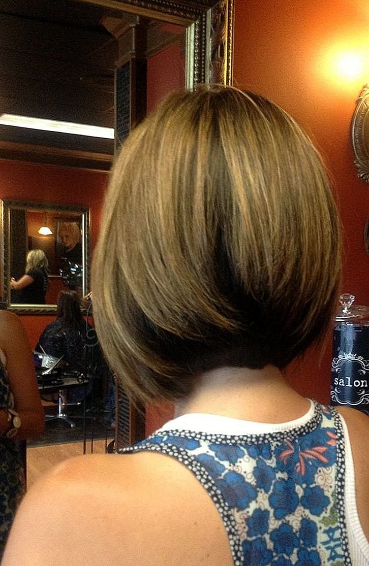 Удлиненное каре со спины