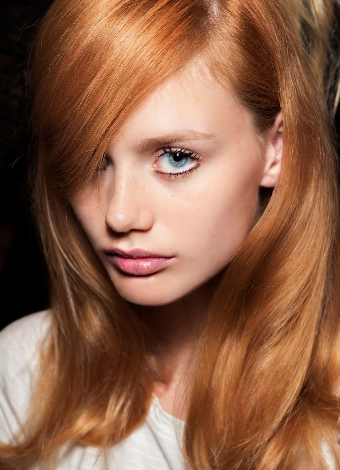 Русоянтарный цвет волос