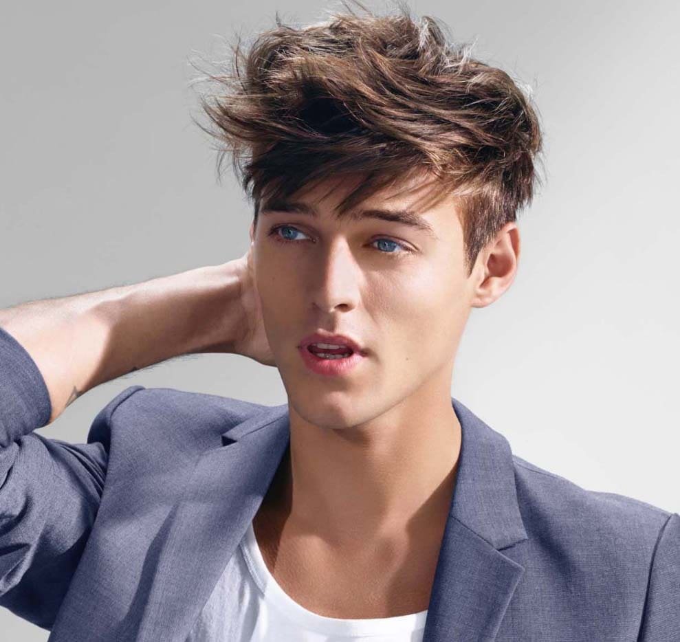 Короткие Растрепанные стрижки мужские