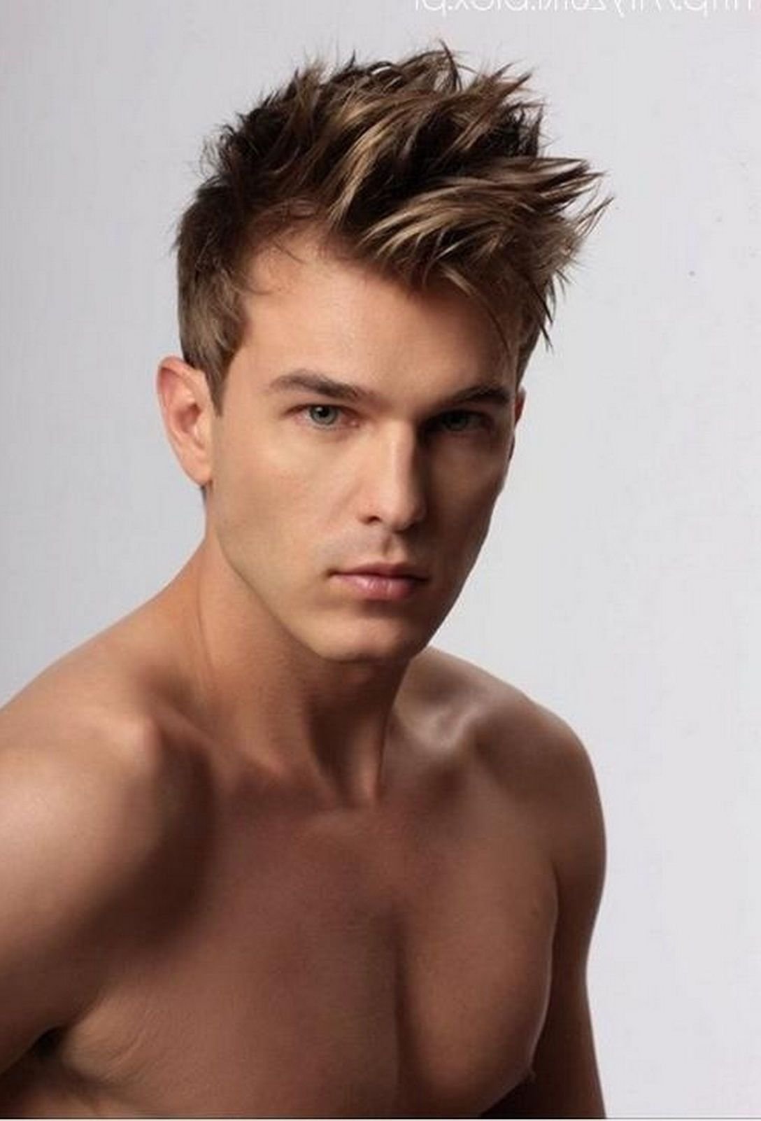 Мужская стрижка Spiky hair