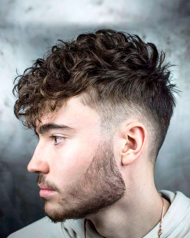 Стрижка Кёрли андеркат