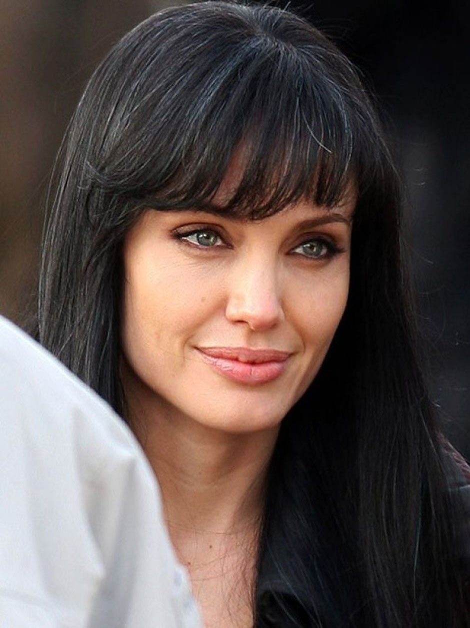 Анджелина Джоли Седые волосы