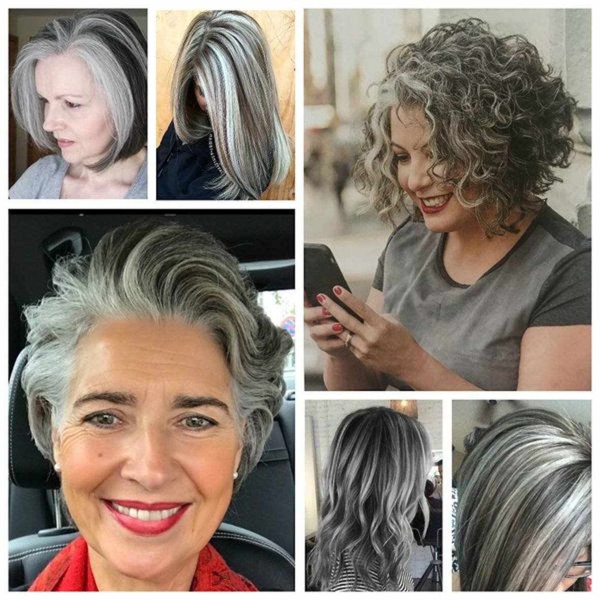 Дафна Хикс Grey hair