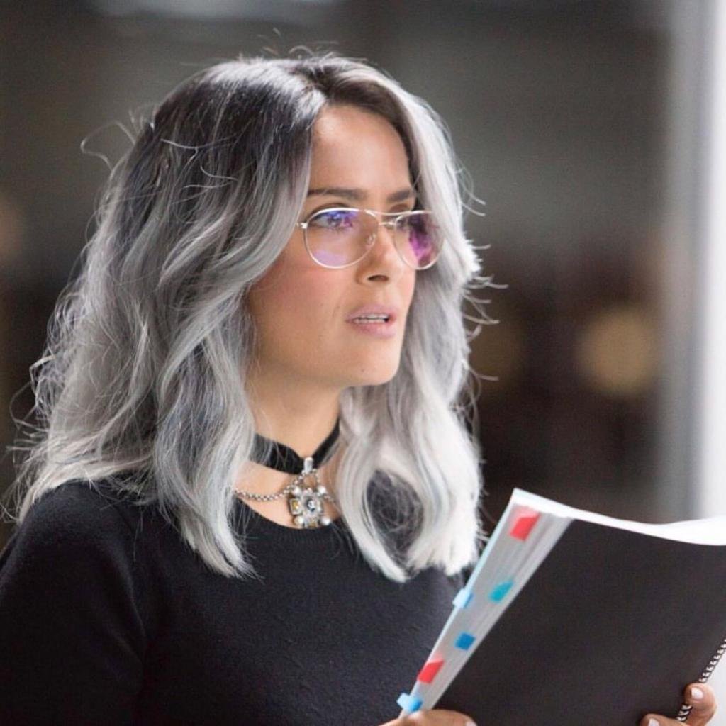 Мелирование на седину