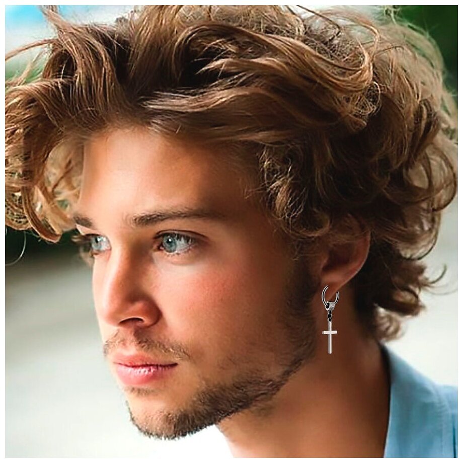 Удлиненные мужские стрижки для вьющихся волос