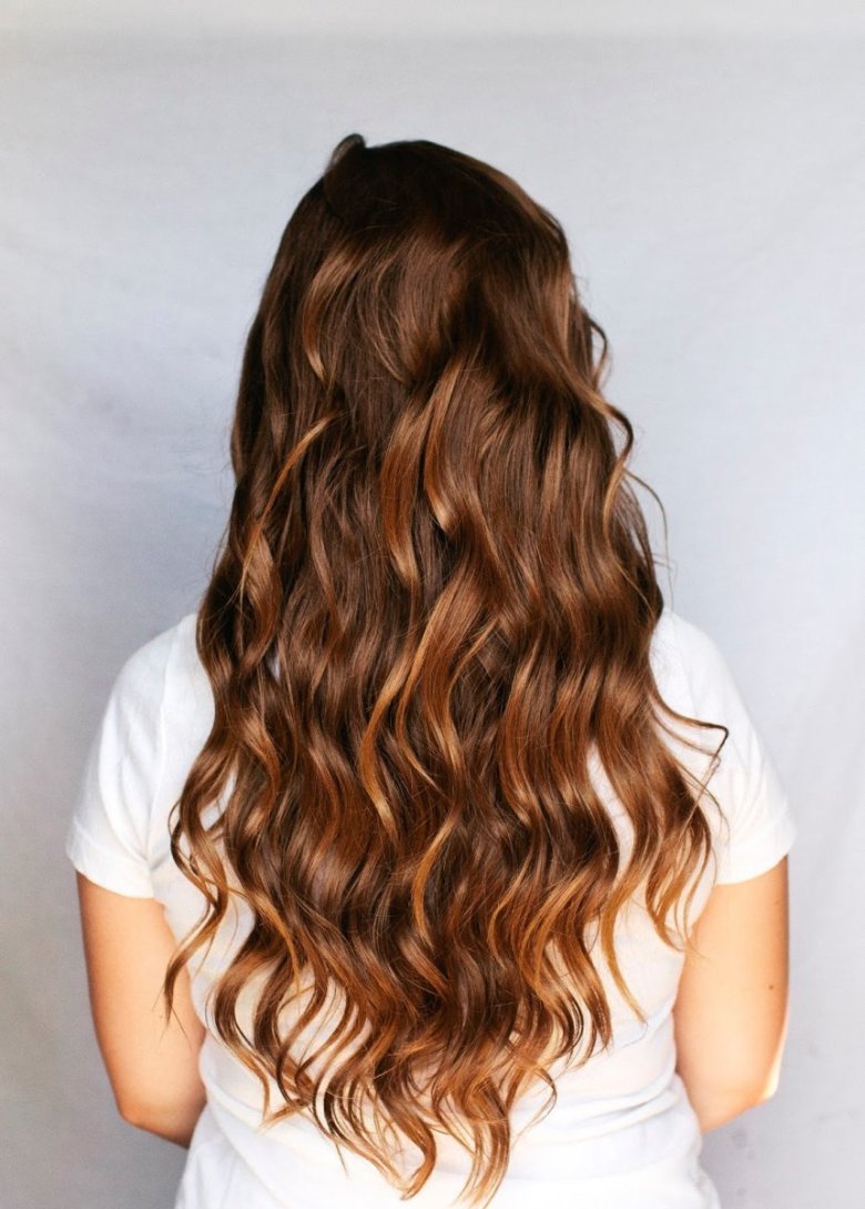 Накрученные волосы