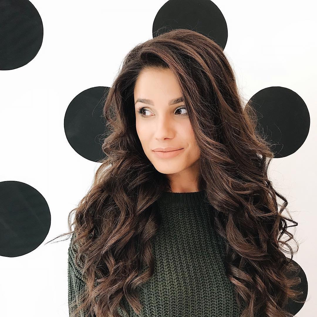 Кудри на длинные волосы