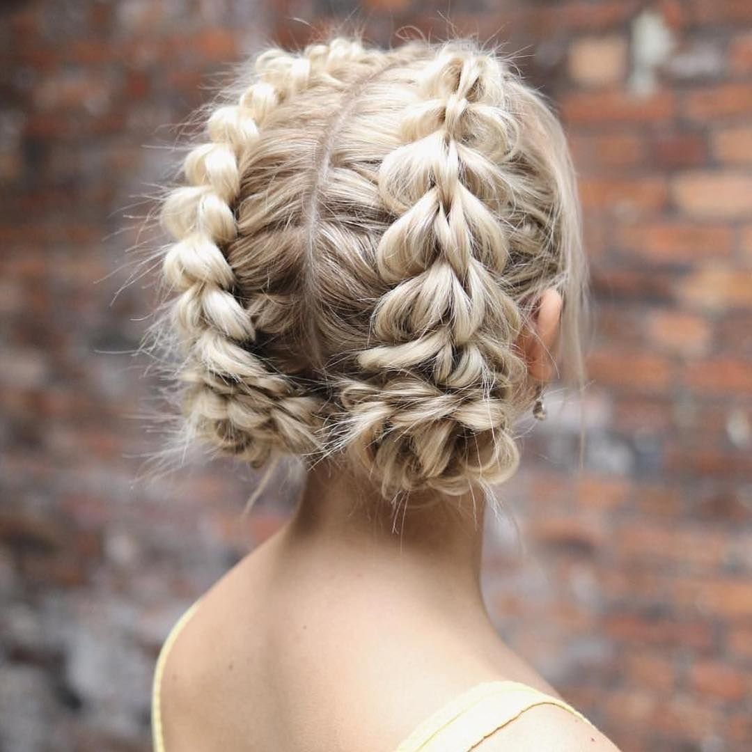 Колосок на короткие волосы