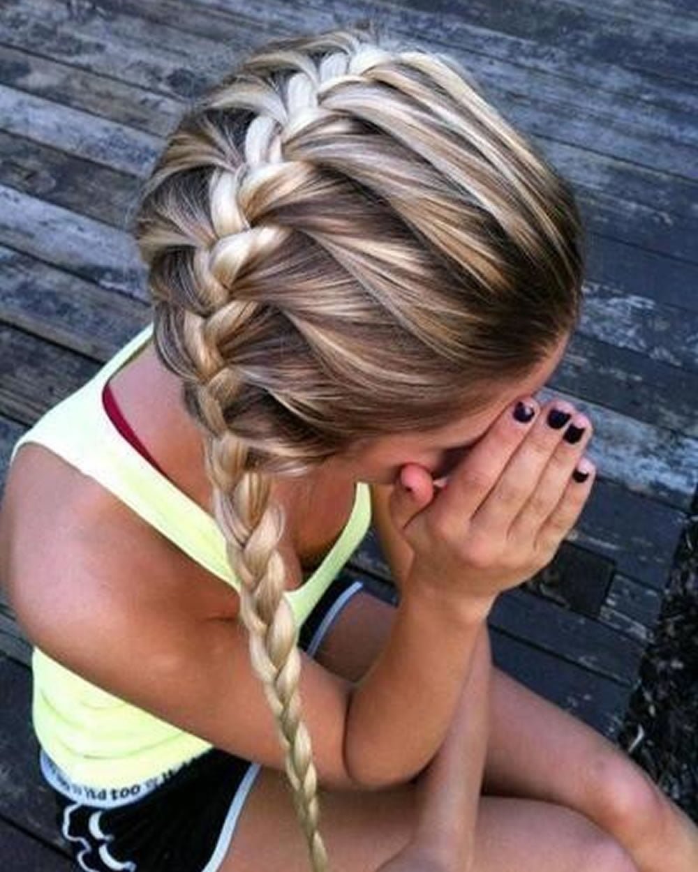 Красивые колоски на короткие волосы