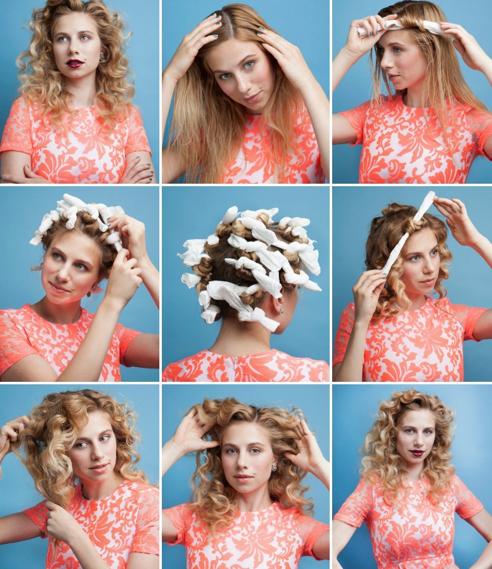 Как завить кудри на бигуди