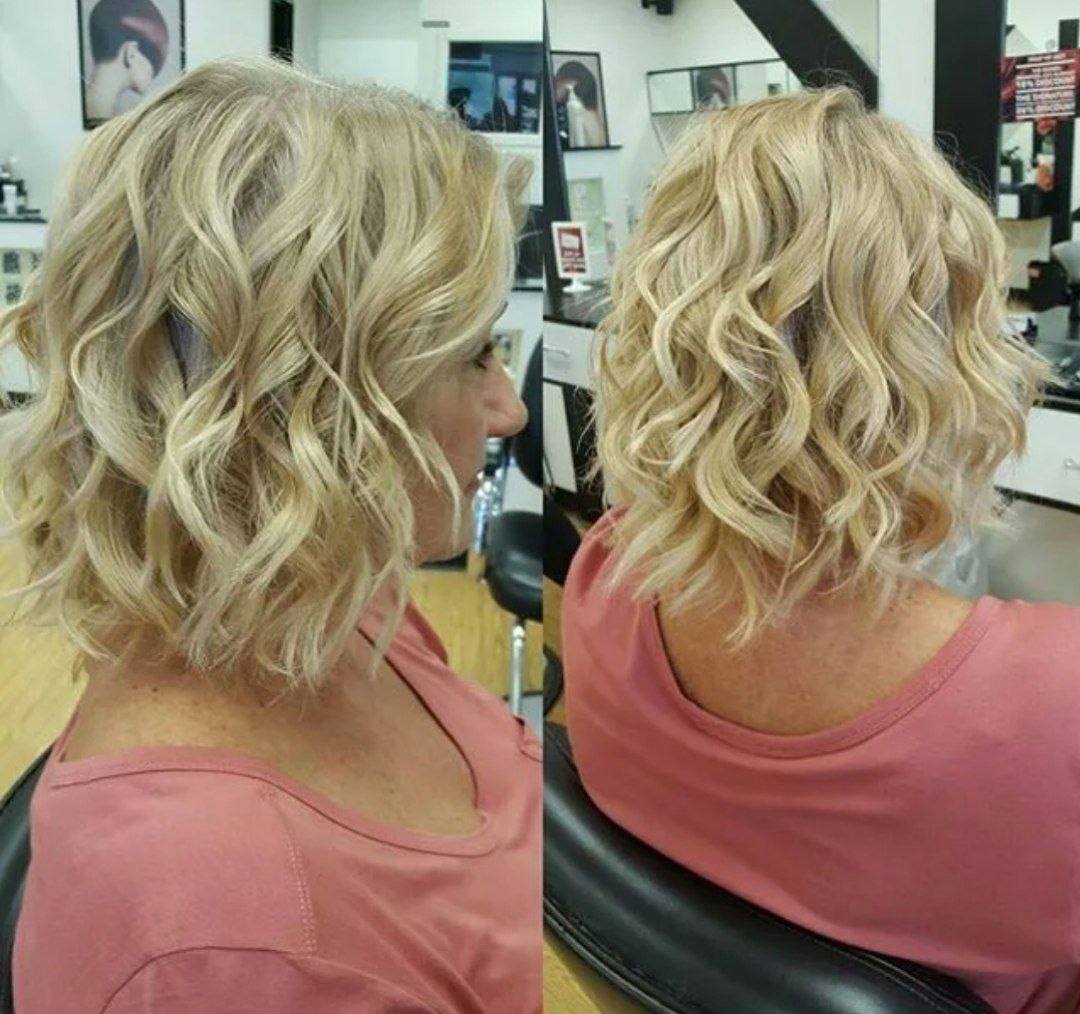 Укладка утюжком на средние волосы