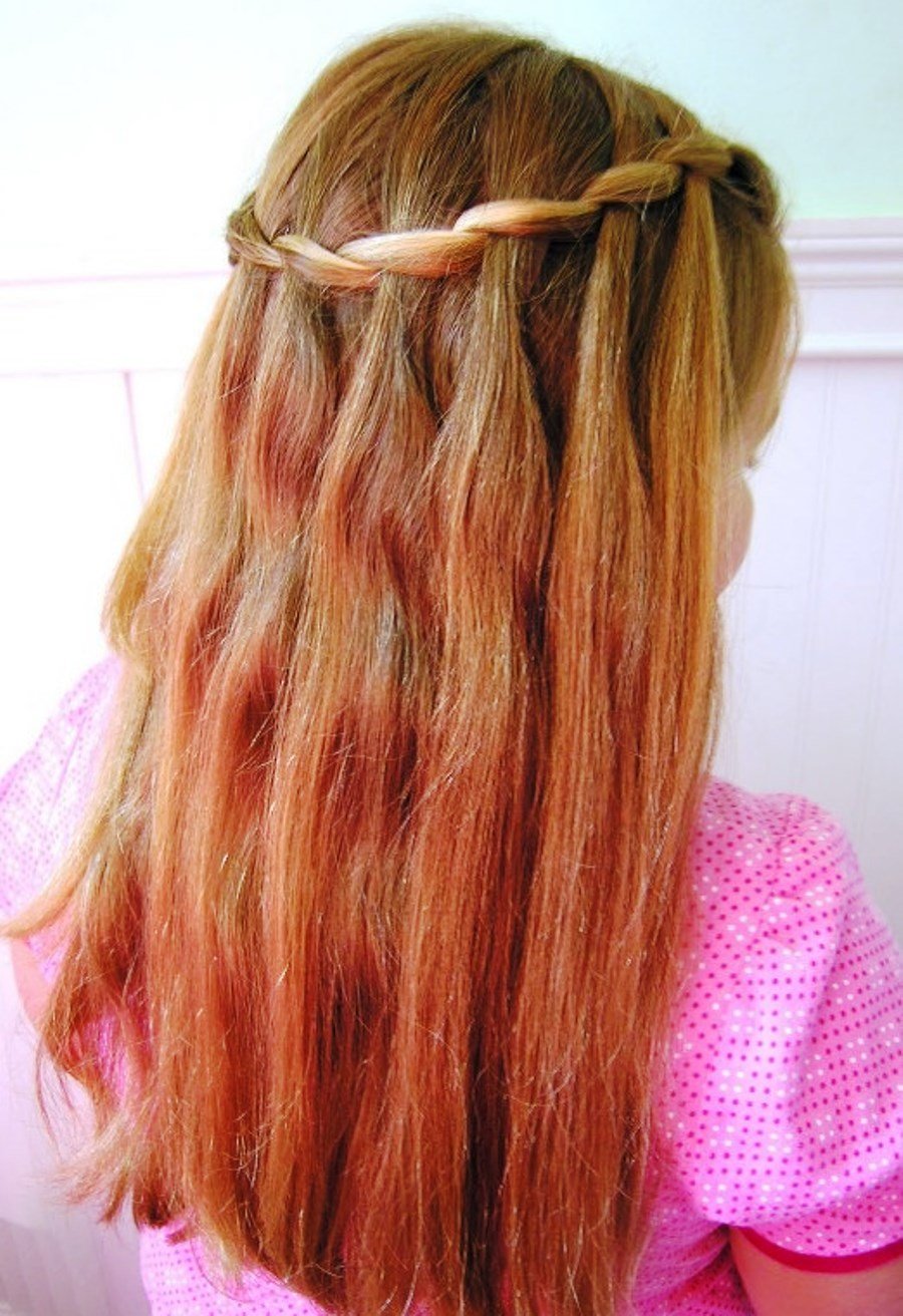 Причёски для девочек распущенные волосы