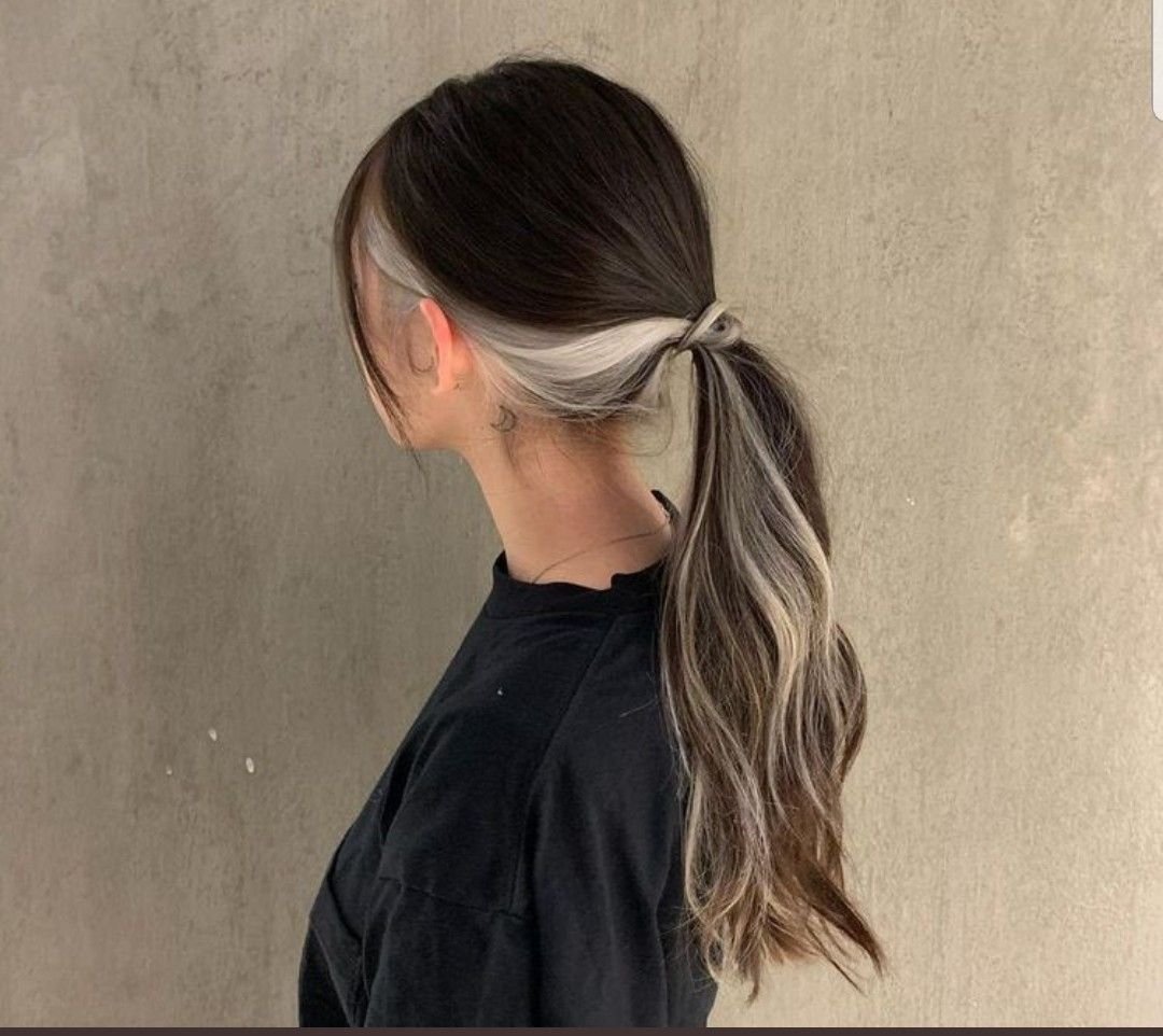 Скрытое окрашивание белый