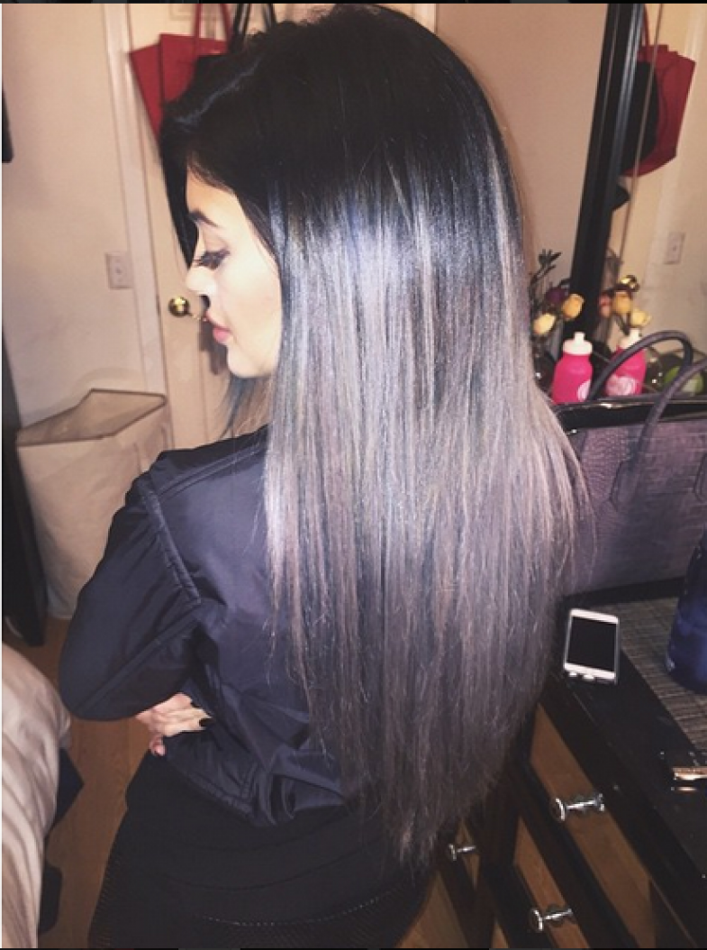 Окрашивание волос из черного