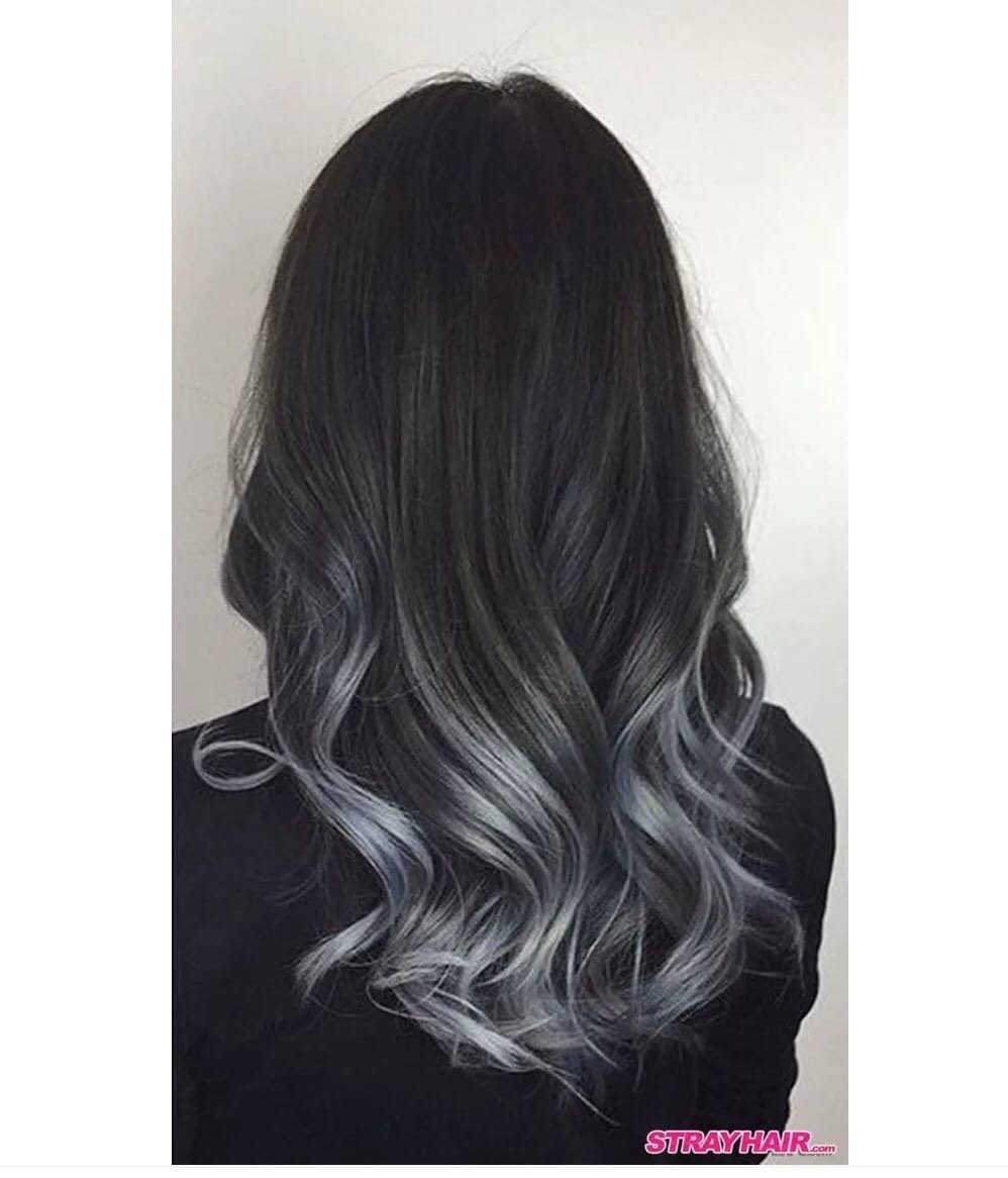 Черно пепельный цвет волос