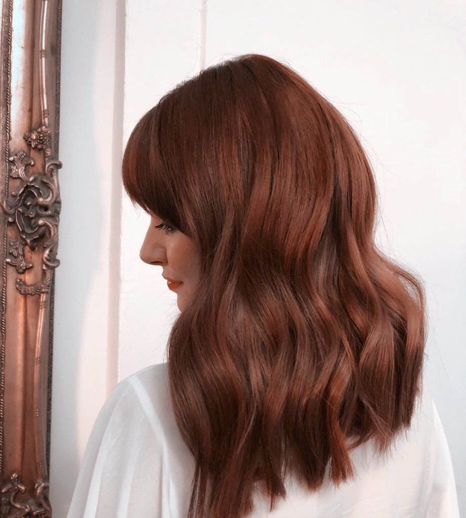 Окрашивание в рыжий цвет