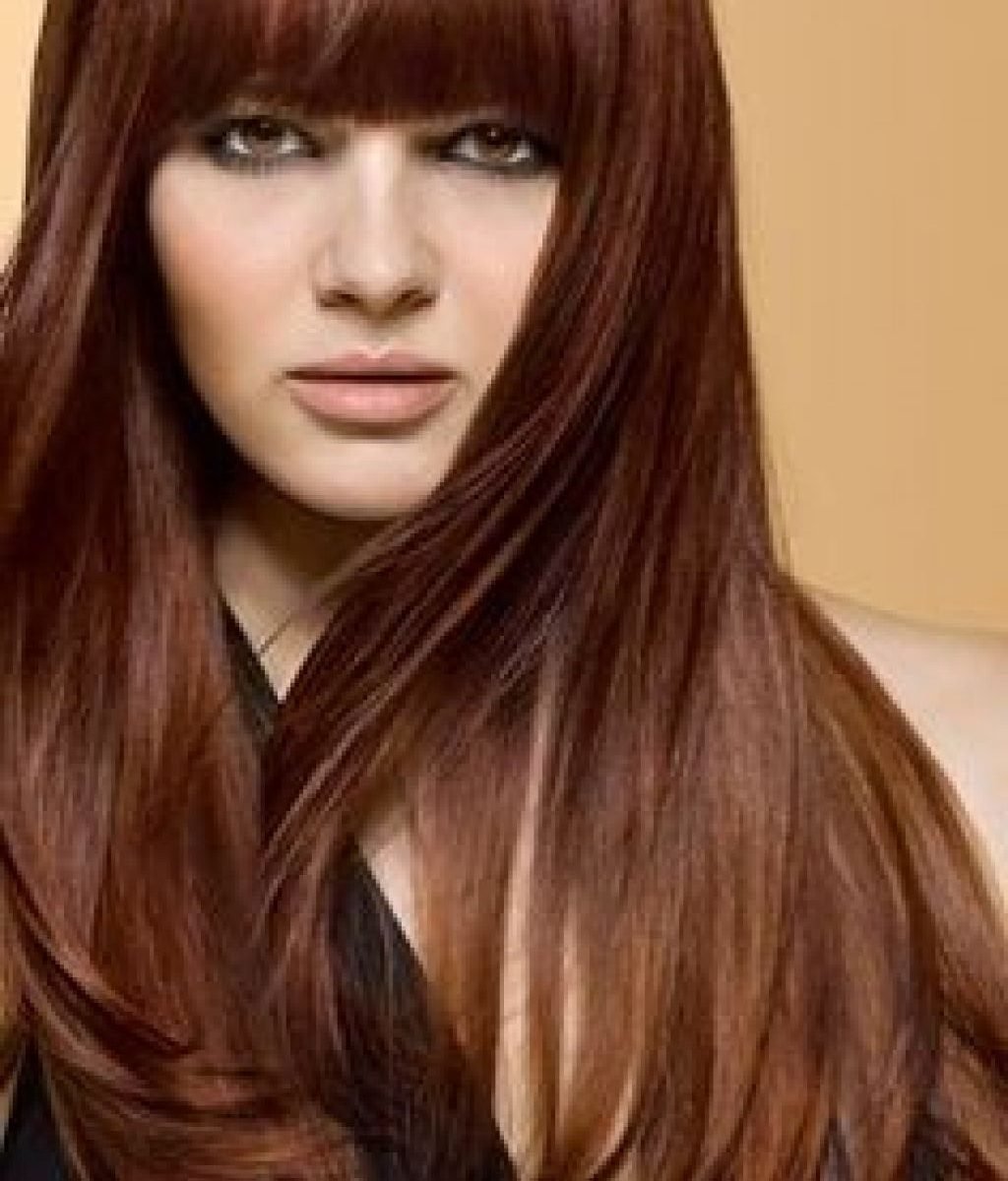 Каштаново-медный цвет волос 7.45