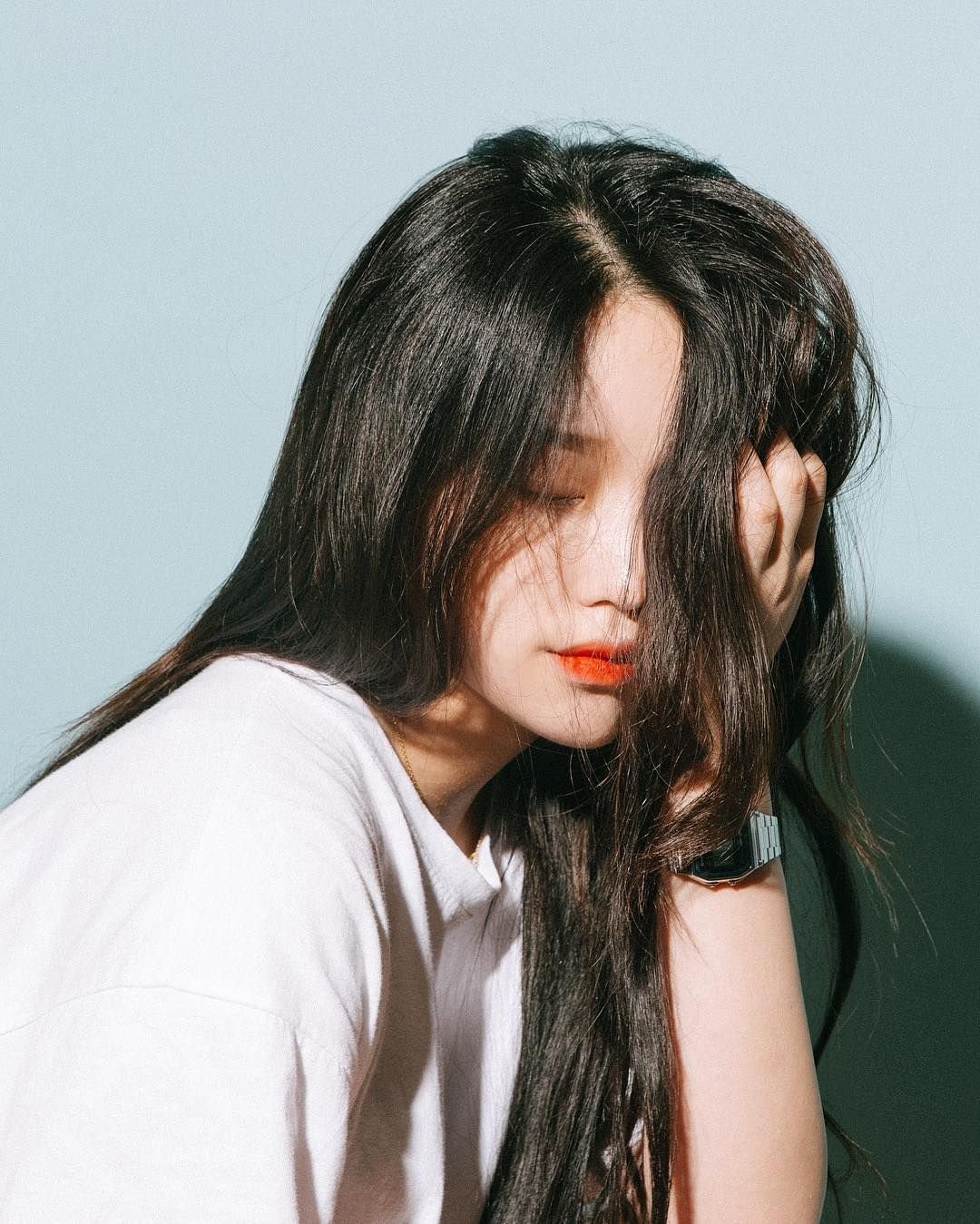 Кореянки с длинными волосами