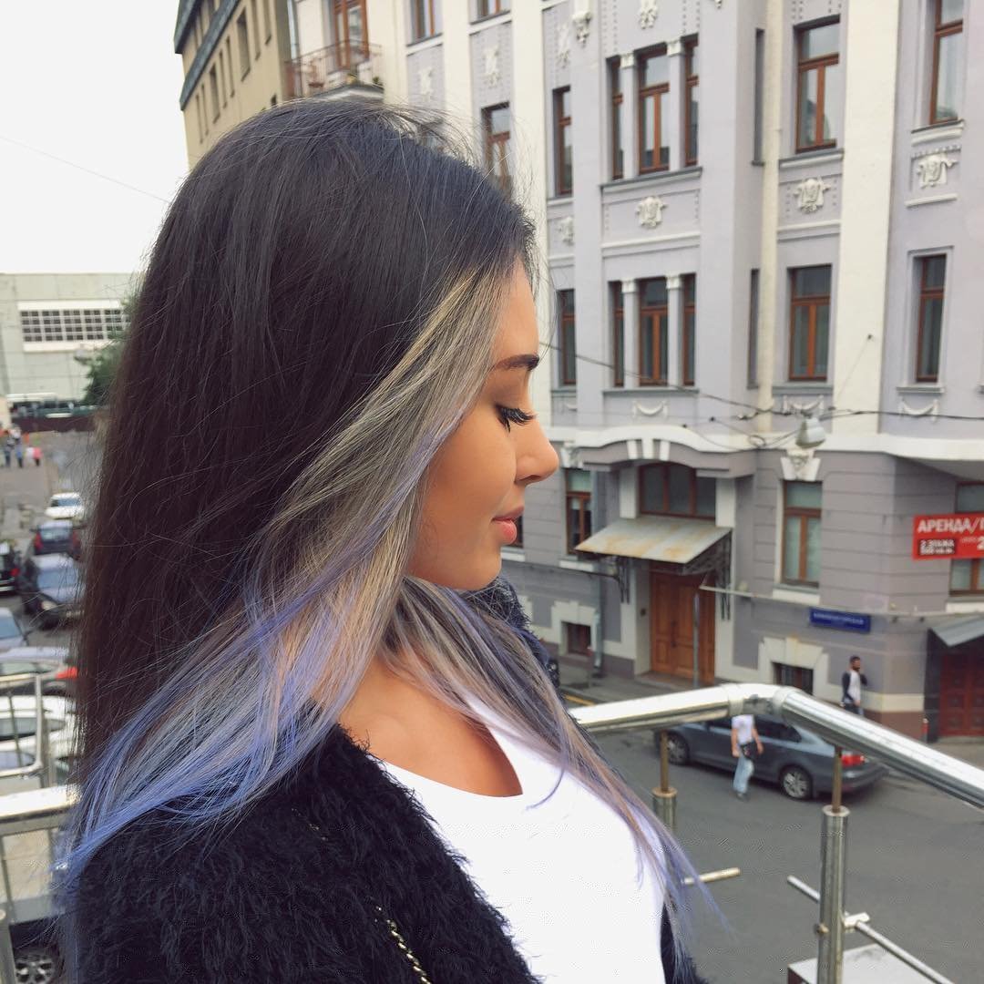 Мелированные волосы у девочек