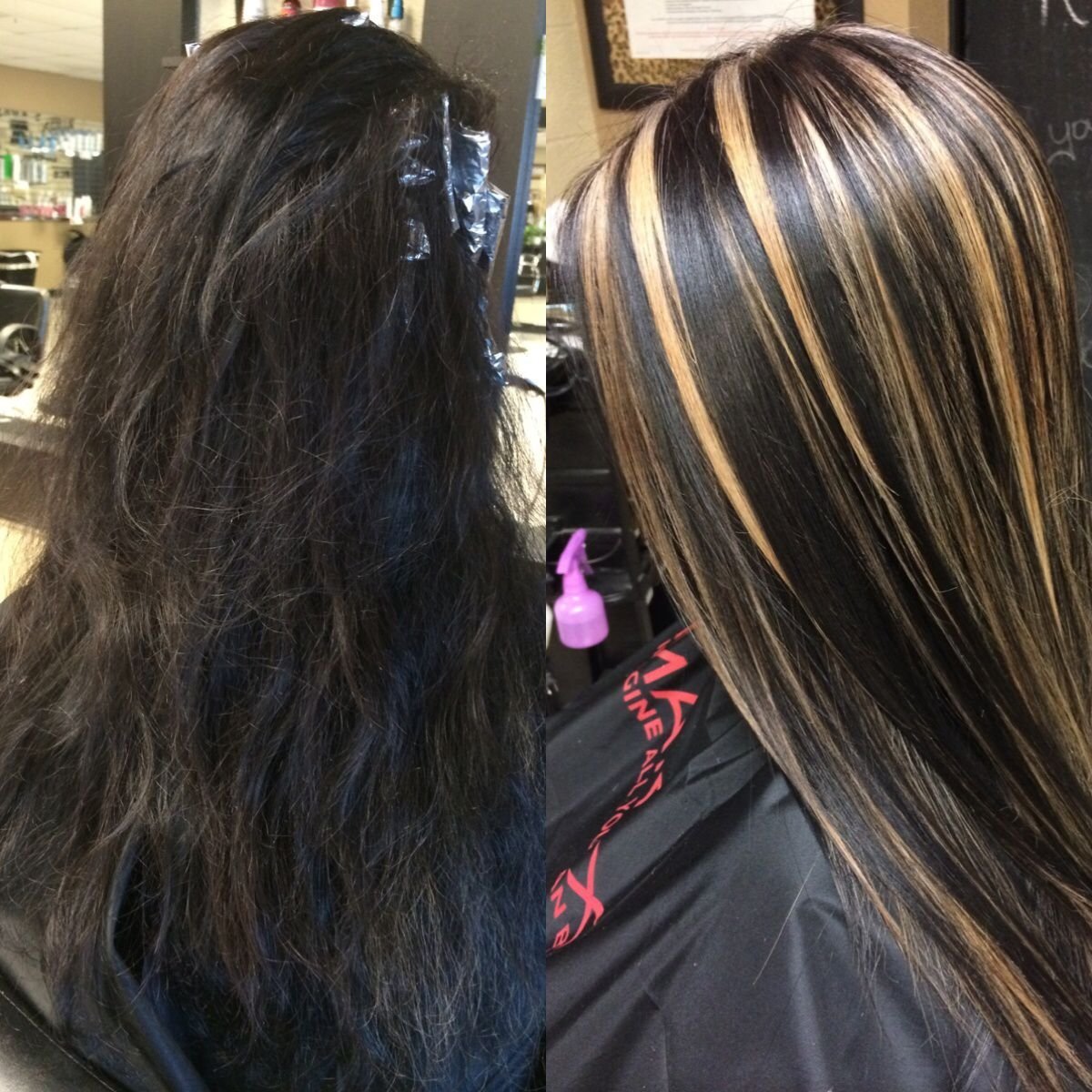 Красивое мелирование на темные волосы