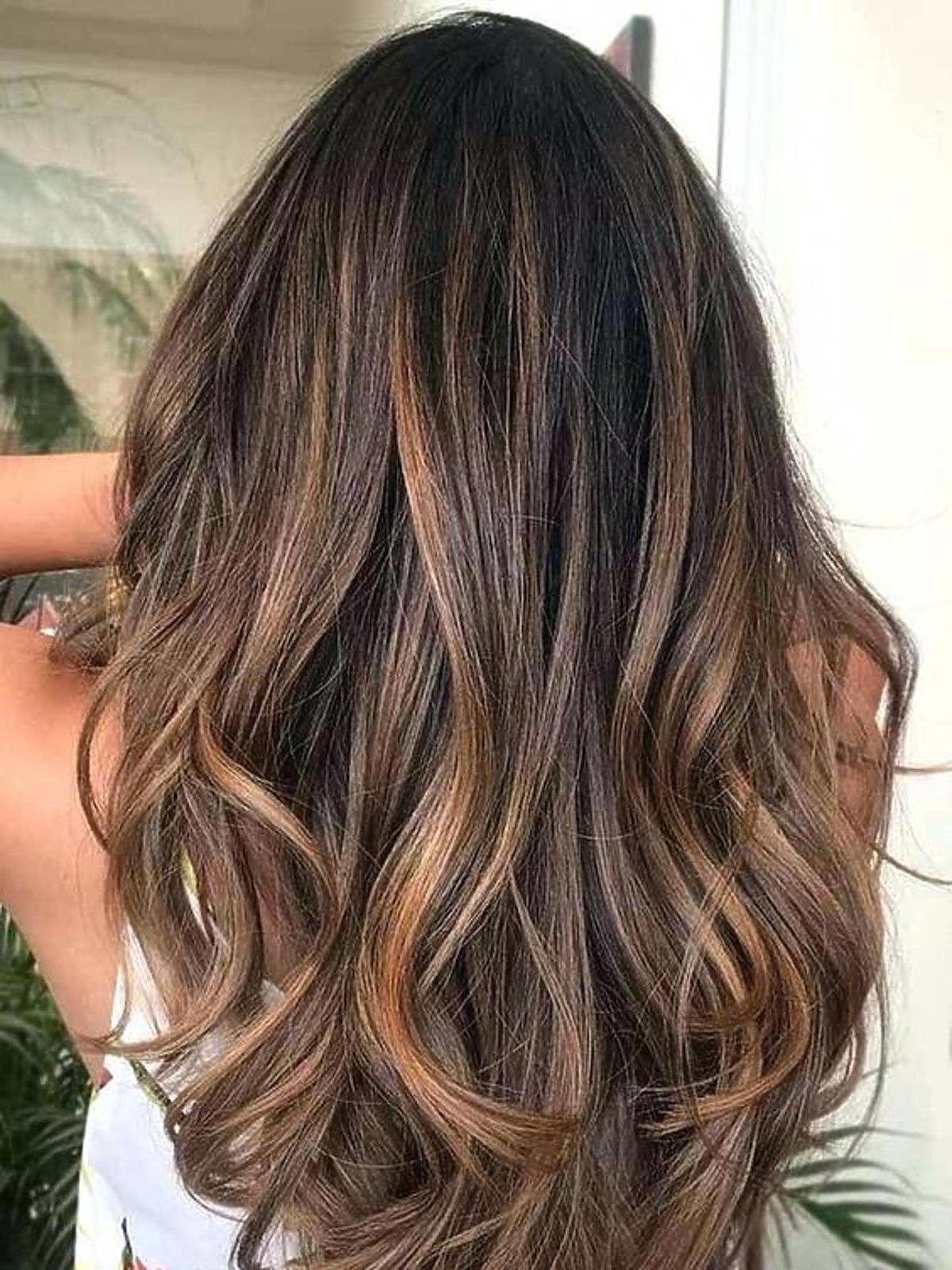Мелирование волос на темные волосы