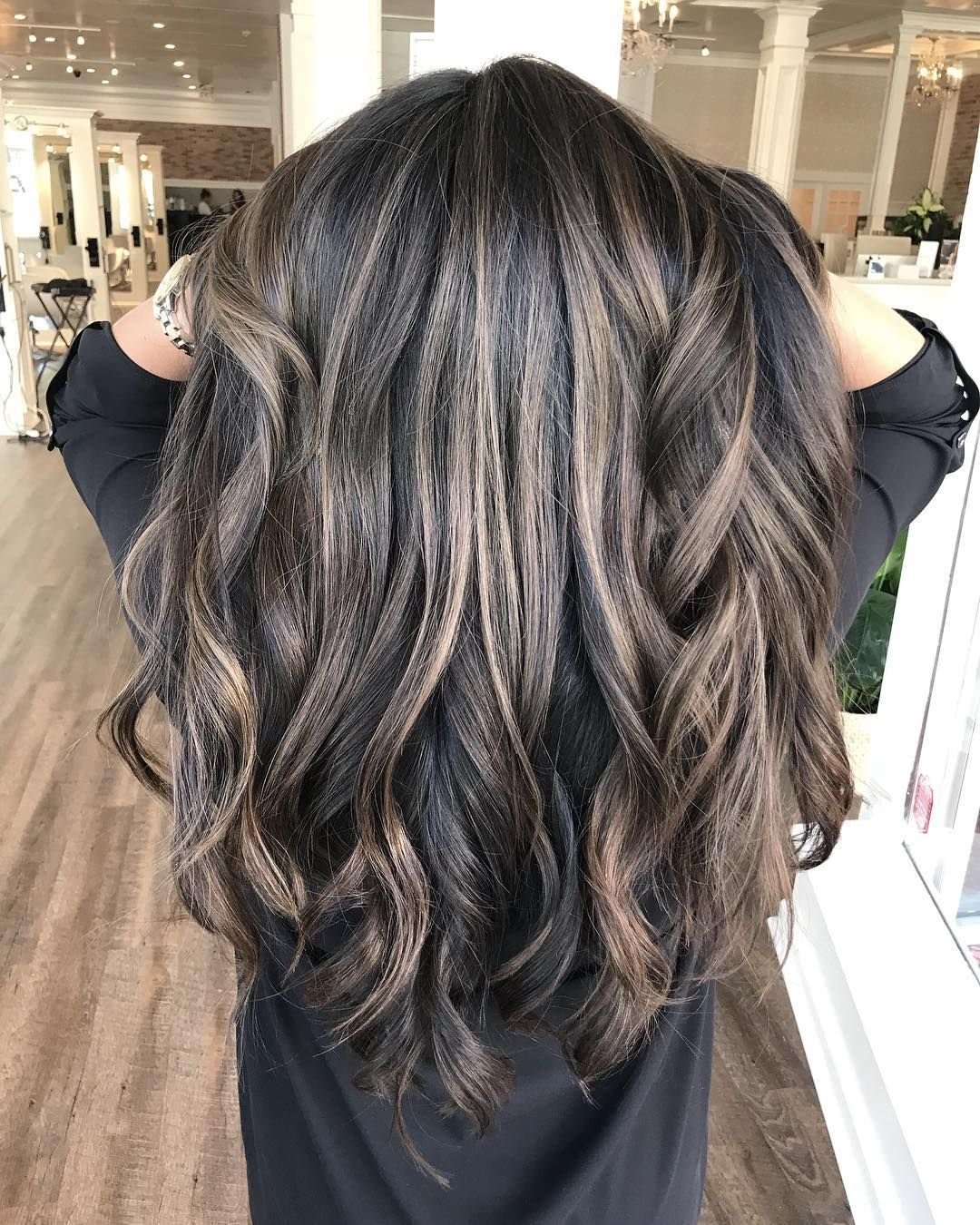 Мелирование полосками