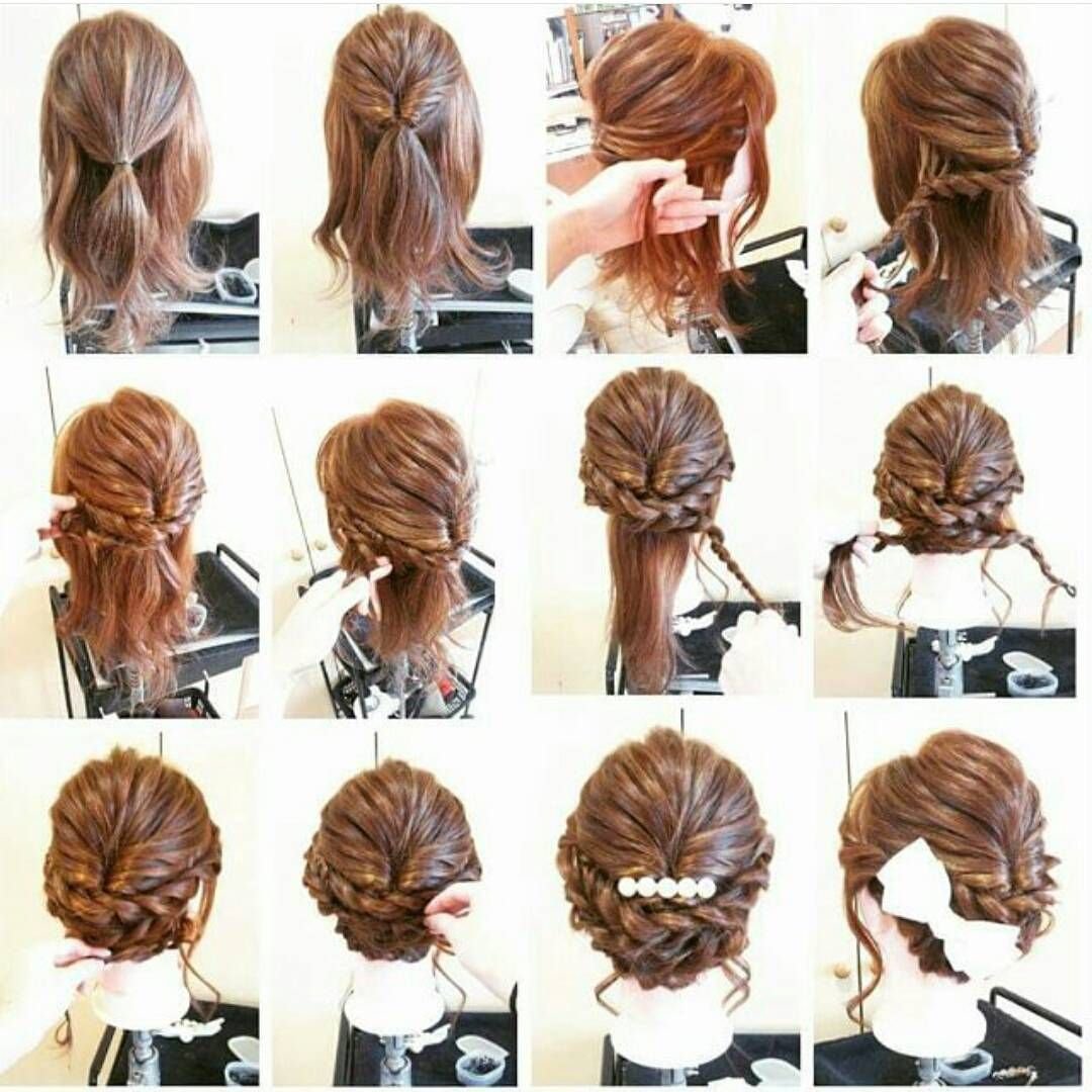 Несложные прически на выпускной