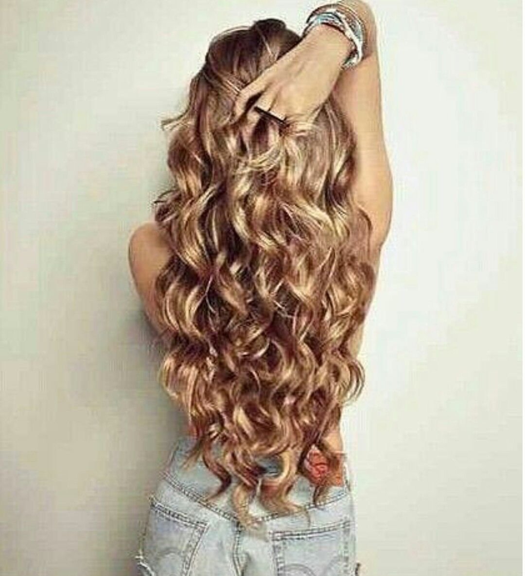 Кудри со спины