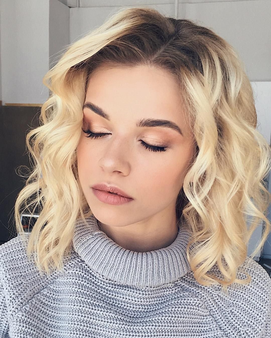 Короткое каре на тонкие волосы