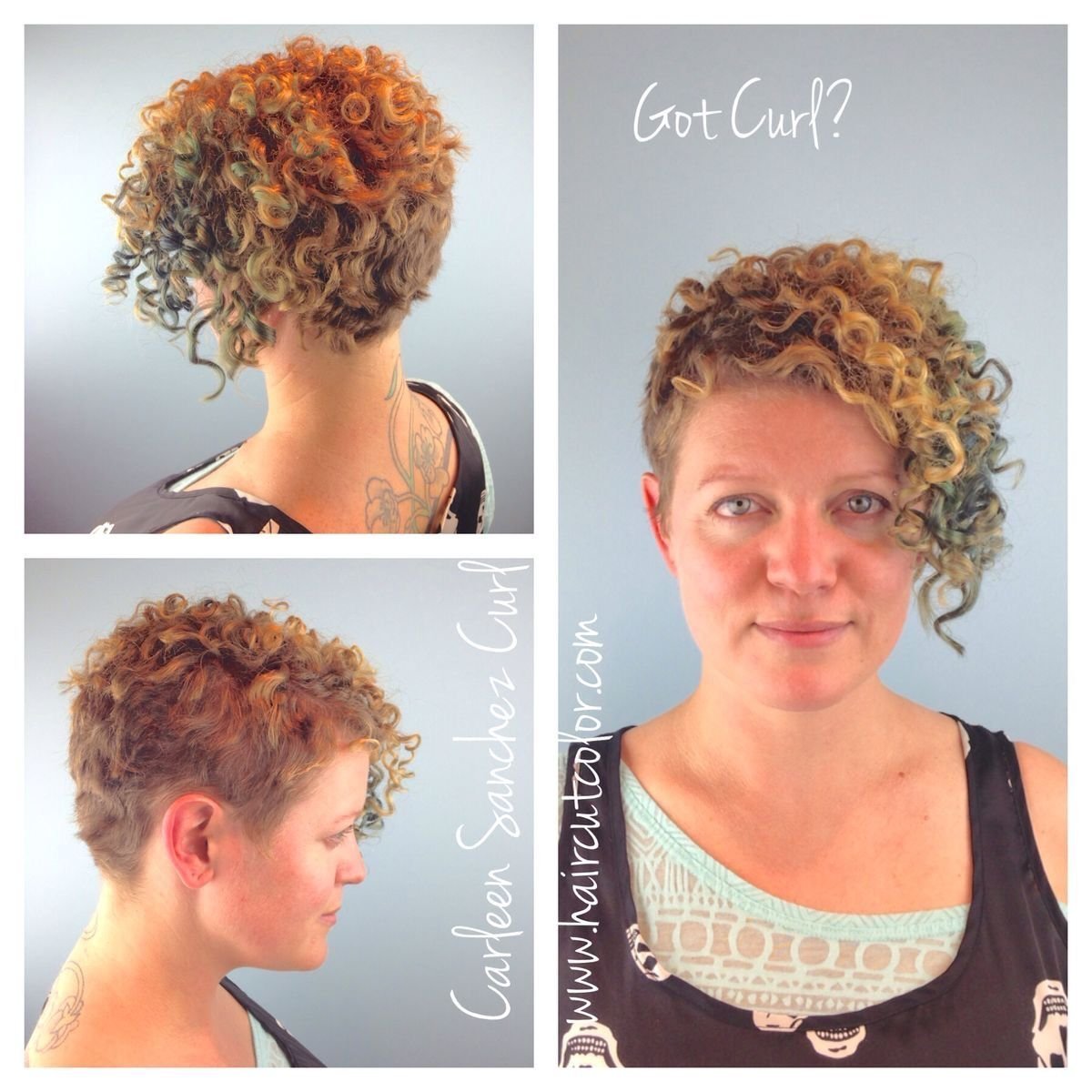 Стрижки на короткие и средние вьющиеся волосы