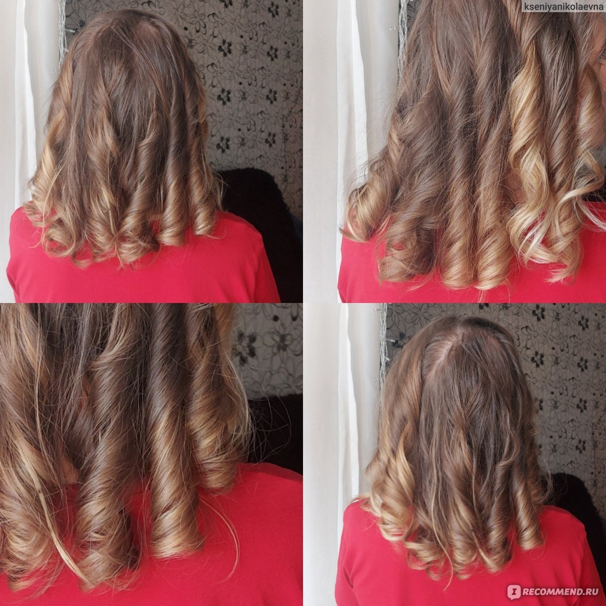 Укладка на средние волосы Локоны