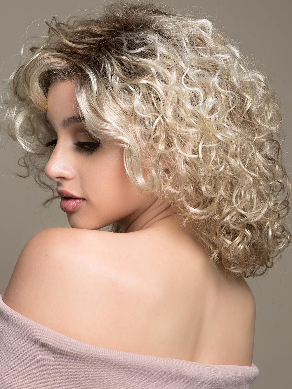 Мелирование на кудрявые волосы