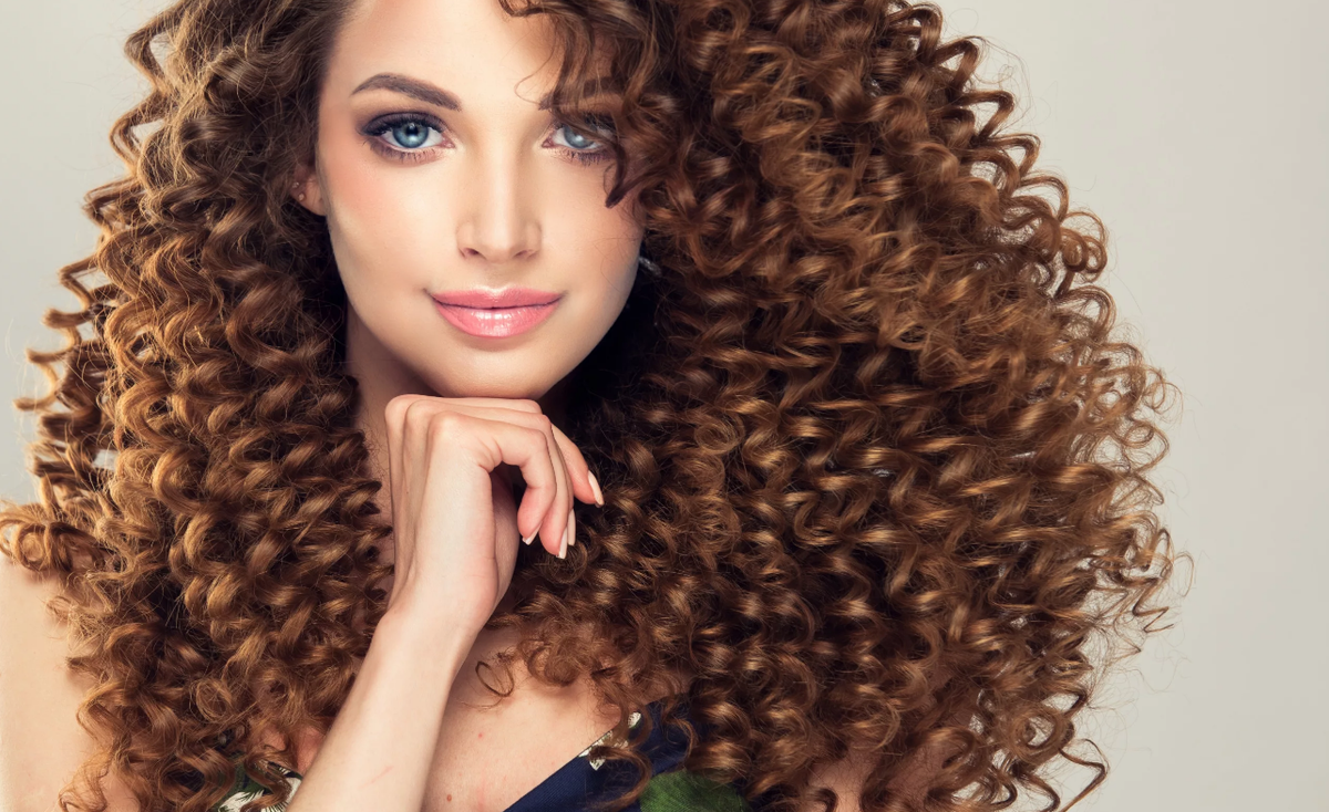 Самые кудрявые волосы от природы