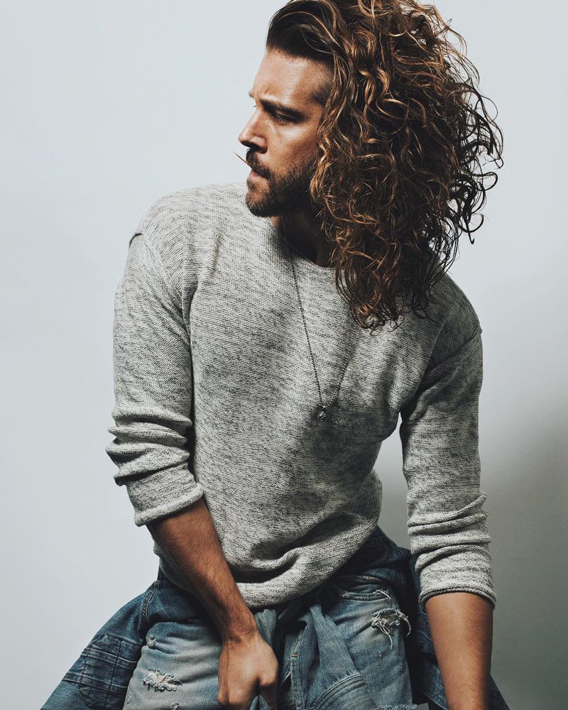 Лохматые волосы мужские