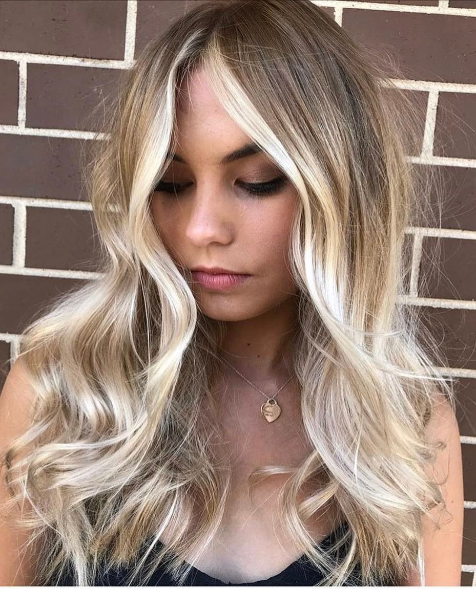 Мелирование жемчужный блонд