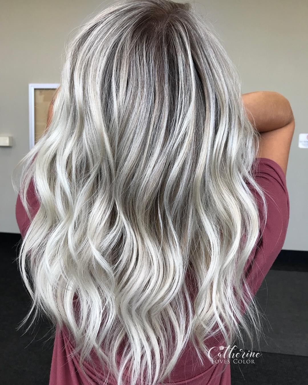 Частое мелирование блонд