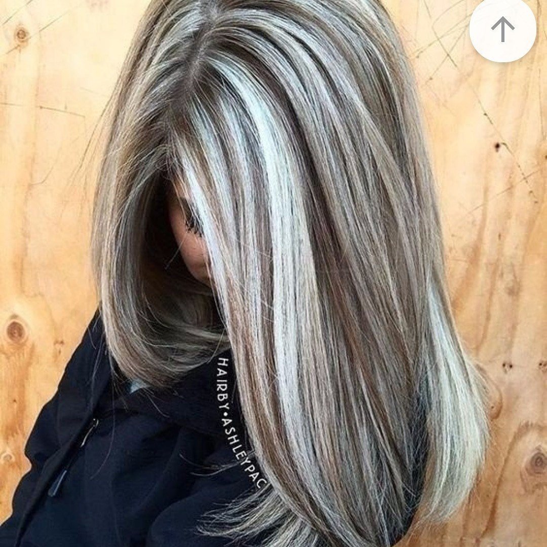 Частое мелирование блонд