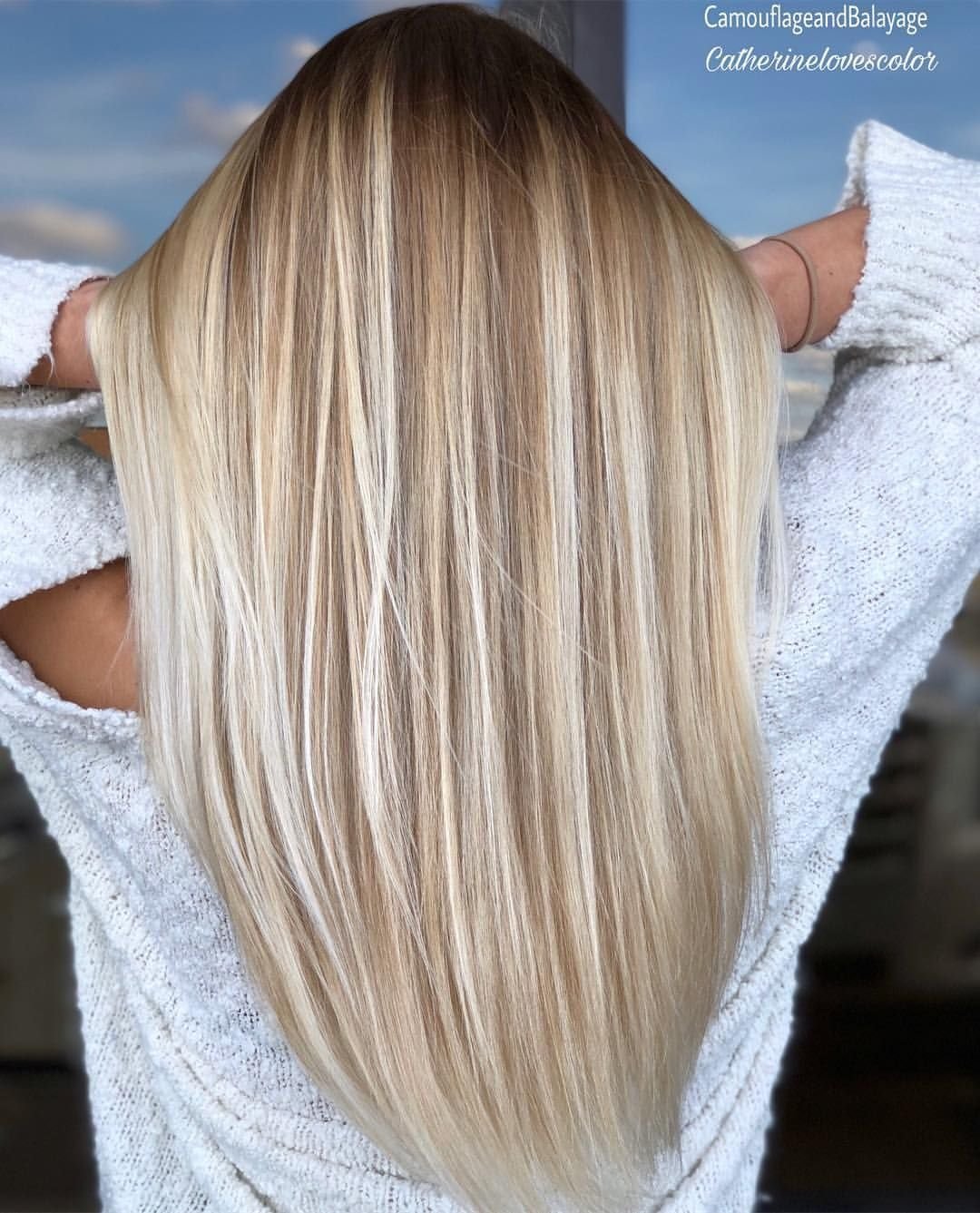 Балаяж тотал блонд