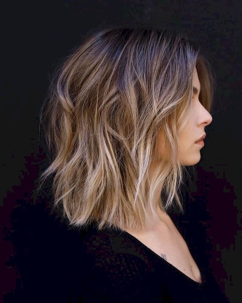 Шатуш балаяж омбре на Боб каре