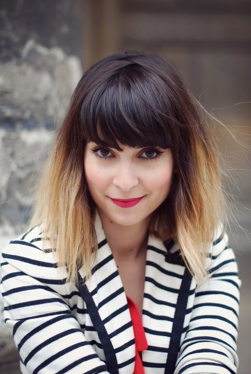 Шатуш на средние волосы с челкой