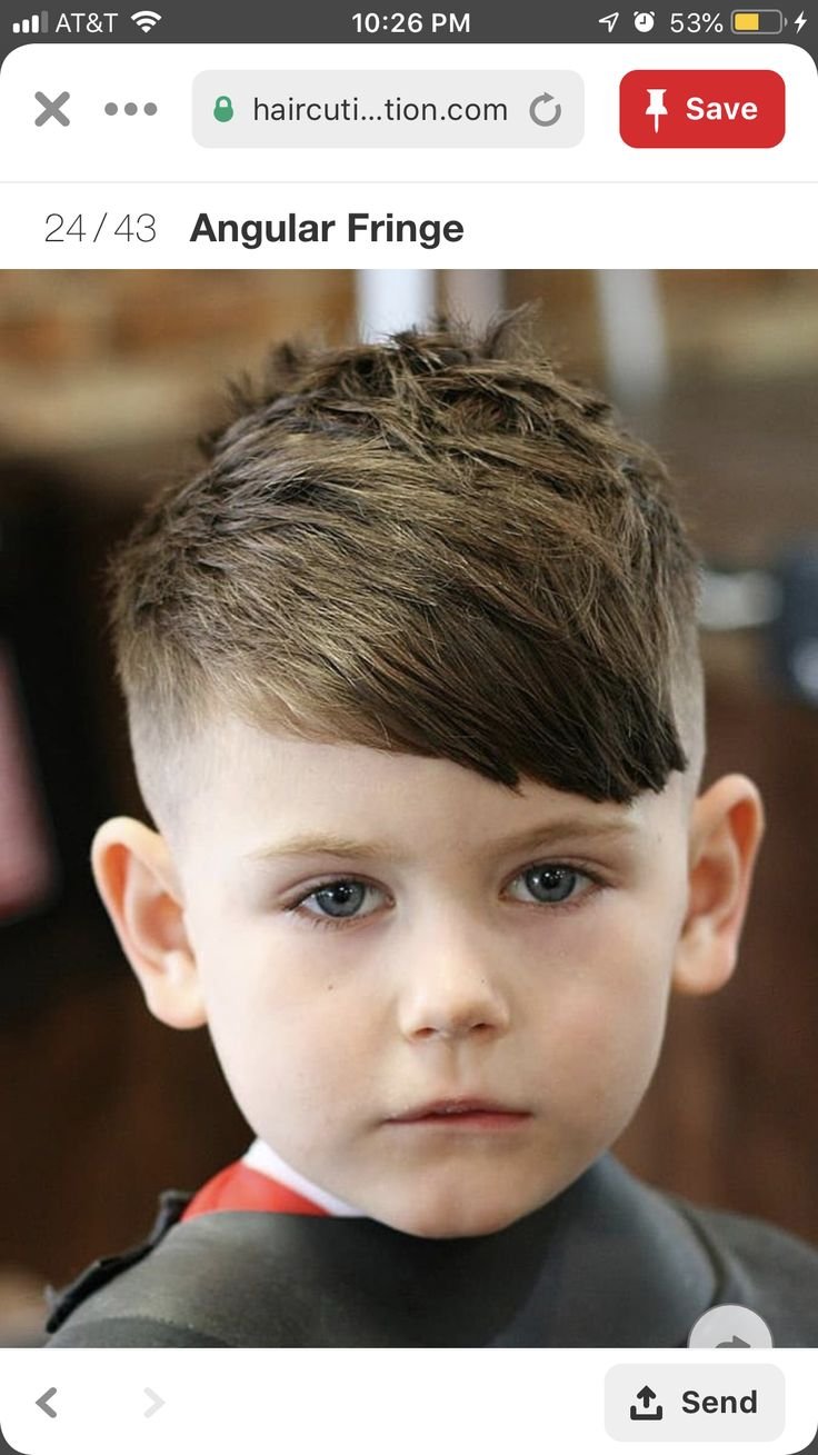 Чёлка у мальчиков